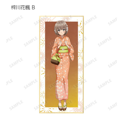 『青春ブタ野郎はおでかけシスターの夢を見ない』描き下ろしイラスト 浴衣ver. トレーディングスタンド付き色紙(単位/BOX)【202509再販】